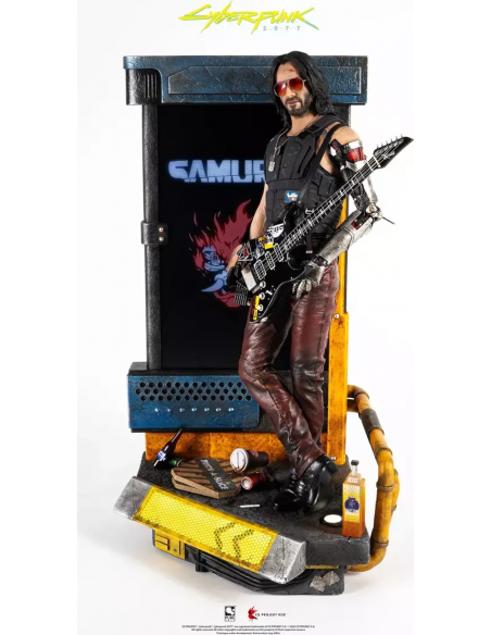 -18632-Figuras - Figura Cyberpunk 2077 Johnny Silverhand 34 cm-0713929403202