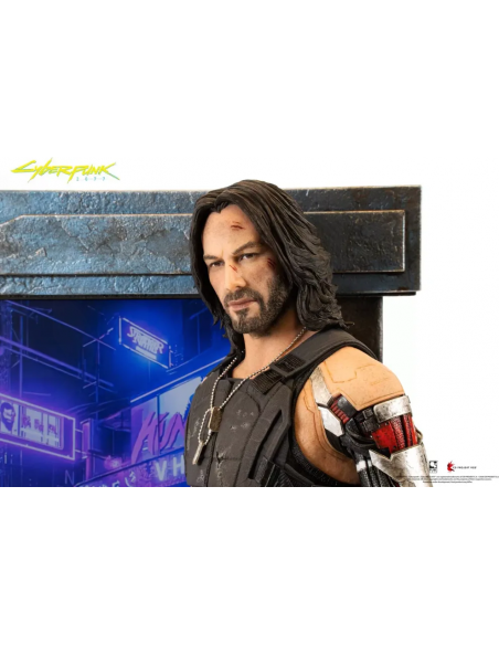 -18632-Figuras - Figura Cyberpunk 2077 Johnny Silverhand 34 cm-0713929403202