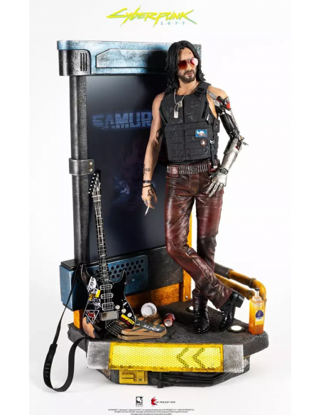 -18632-Figuras - Figura Cyberpunk 2077 Johnny Silverhand 34 cm-0713929403202