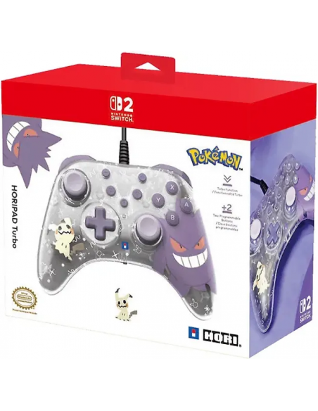 -18624-Switch 2 - Horipad (Gengar & Mimikyu) -4961818041721