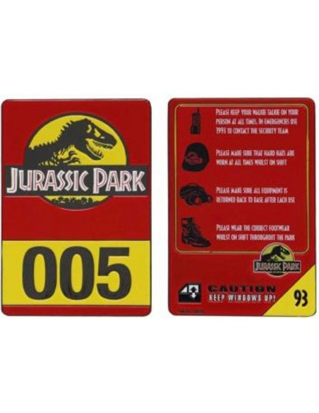 -18621-Merchandising - Jurassic Park Limited Edition 30th Anniversary Vehicle I.D Ingot-5060948291972