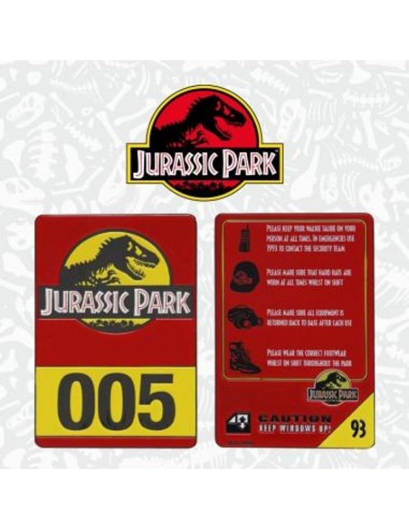 -18621-Merchandising - Jurassic Park Limited Edition 30th Anniversary Vehicle I.D Ingot-5060948291972