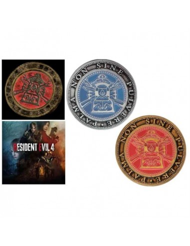 18611-Merchandising - Resident Evil 4 Set of Two Tokens-5060948294690