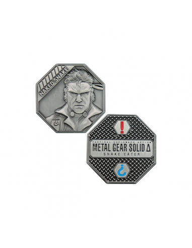 18604-Merchandising - Moneda Naked Snake Metal Gear Solid Delta Fanattik Edición Limitada-5060948295734