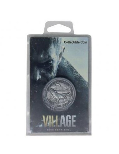 18589-Merchandising - Resident Evil Village Limited Edition Currency Replica Collectible Coin-5060662467295
