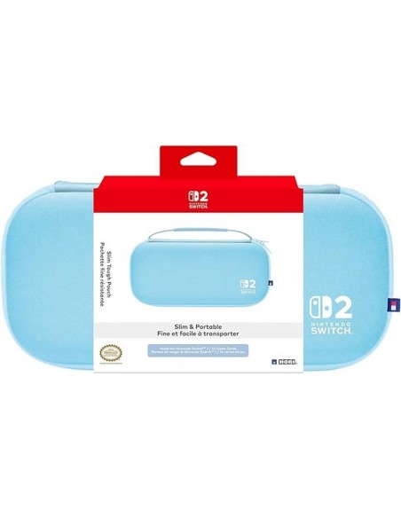 -18770-Switch 2 - Funda Rígida Compacta (Azul Claro)-4961818041509