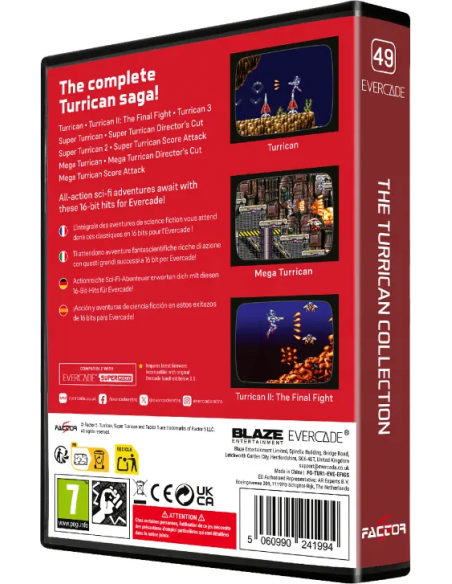 -18809-Retro - Cartucho Evercade The Turrican Collection 1-5060990241994