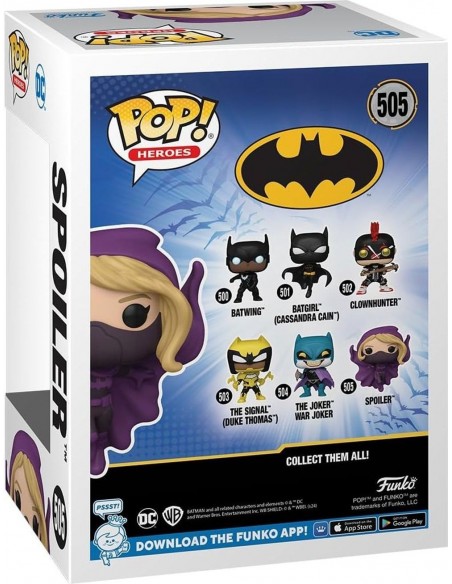 -18808-Figuras - Batman Wz - POP Heroes Stephanie Brown-0889698760744