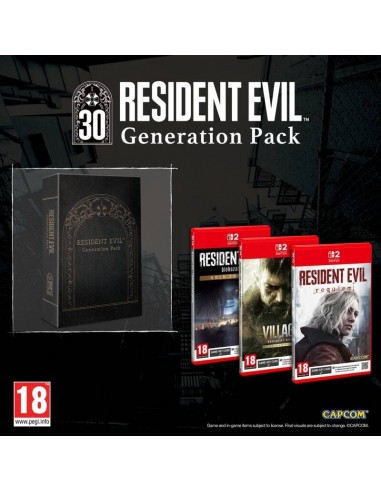 18842-Switch 2 - Resident Evil Generation Pack 30 Aniversario Switch 2 PAL-5055060908488