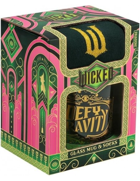 -18824-Merchandising - Wicked Pack Taza Y Calcetín Elphaba-5056577746587