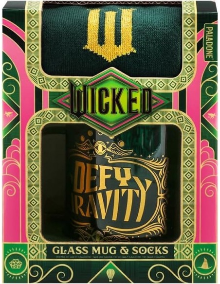 -18824-Merchandising - Wicked Pack Taza Y Calcetín Elphaba-5056577746587