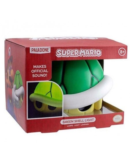 -18882-Merchandising - Super Mario Lámpara Caparazón Verde Con Sonido-5055964767631