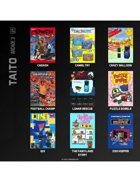 -18810-Retro - Cartucho TAITO Arcade 3-5060990241970