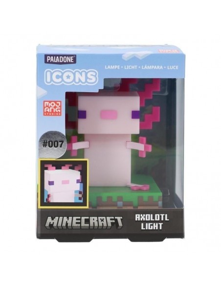 -18927-Merchandising - Lampara Icons Ajolote Minecraft 12 Cm-5056577711394