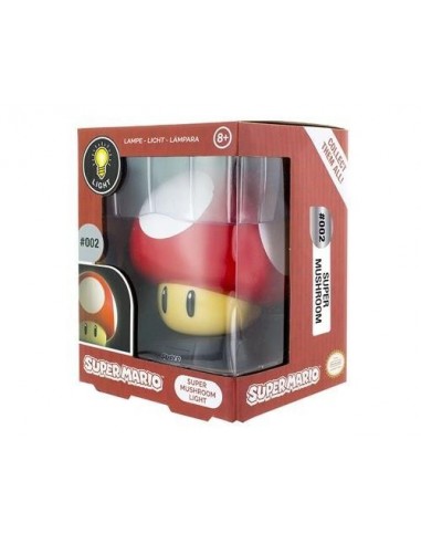 18925-Merchandising - Lampara Icon Super Mario Seta 10 cm-5055964717858