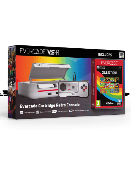 -18166-Retro - Evercade VS-R Activision Bundle (Solo+1 cart)-5060990241758