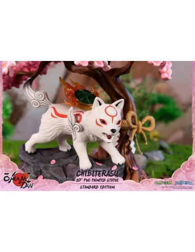 12307-Figuras - Figura Chibiterasu Estatua PVC Okamiden 24 cm-5060316624883