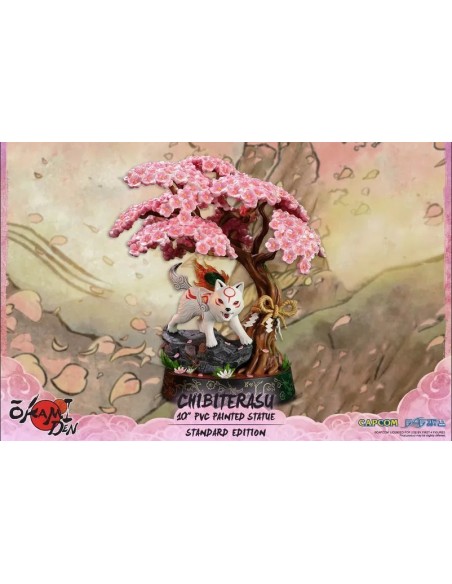 -12307-Figuras - Figura Chibiterasu Estatua PVC Okamiden 24 cm-5060316624883