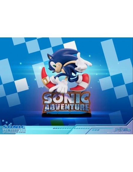 -14764-Figuras - Figura Sonic the Hedgehog Estatua PVC Sonic Adventures 23 cm (Standar Edition)-5060316626894