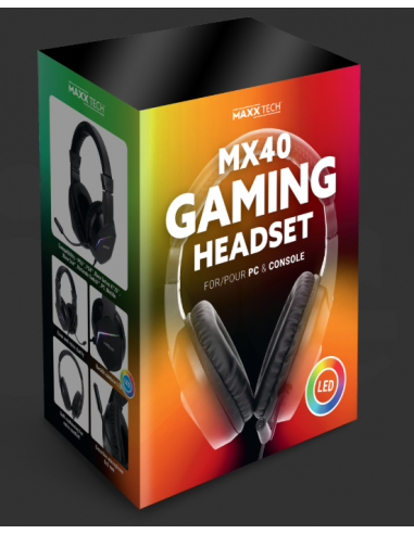 19008-Multi Plataforma - Maxx Tech MX40 Headset-5055957705855