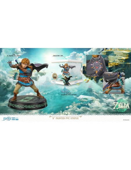 -17804-Figuras - Figura Link The Legend of Zelda: Tears of the Kingdom First 4 Figures 18cm PVC-5060316628607