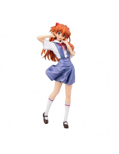 19040-Figuras - Figura Asuka Neon Genesis Evangelion Uniform Ver. XStellar Sega 21cm-4582733457253