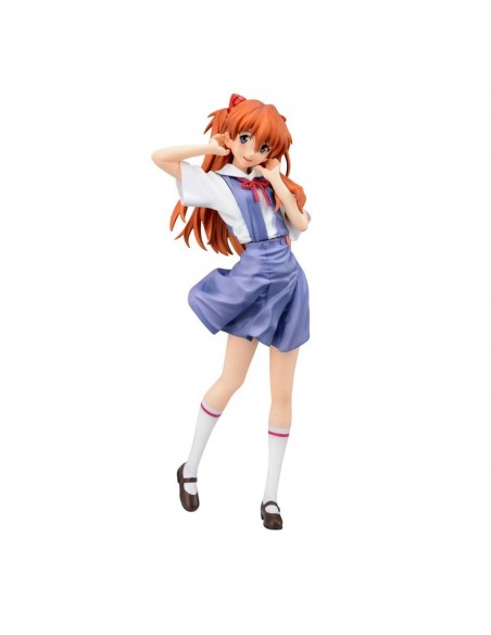 -19040-Figuras - Figura Asuka Neon Genesis Evangelion Uniform Ver. XStellar Sega 21cm-4582733457253