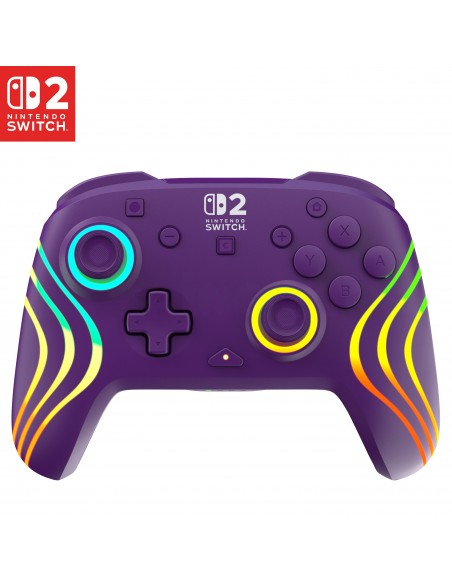 -18189-Switch 2 - Afterglow Wave Wireless Controller Purple-0840454402346