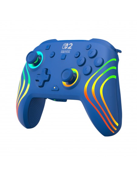 -18197-Switch 2 - Afterglow Wave Wireless Controller Blue-0840454402339