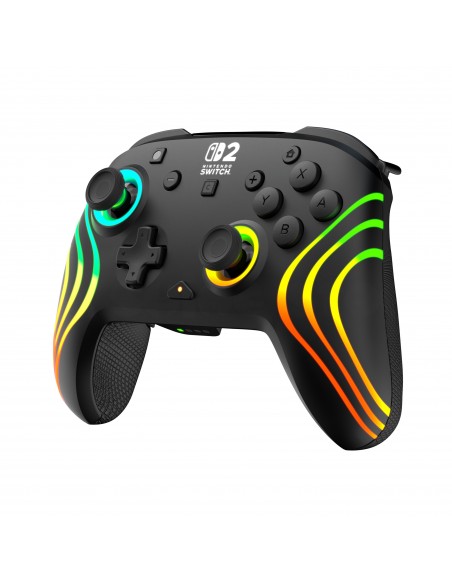 -18532-Switch 2 - Afterglow Wave Wireless Controller Black-0840454402322