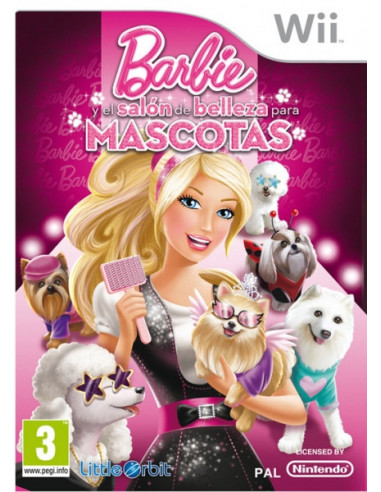 1598-Wii - Barbie: Salon de Belleza para Mascotas-8154030101328