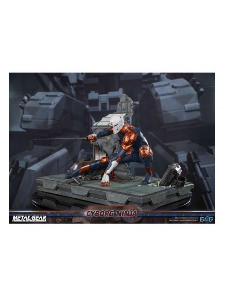 -19190-Figuras - Estatua Resina Cyborg Ninja (Gray Fox) Metal Gear Solid First 4 Figures 41cm-5060316625286