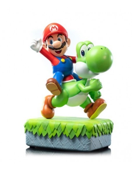 -19187-Figuras - Figura Resina Super Mario & Yoshi First 4 Figures Edición Estándar 33cm-5060316622155