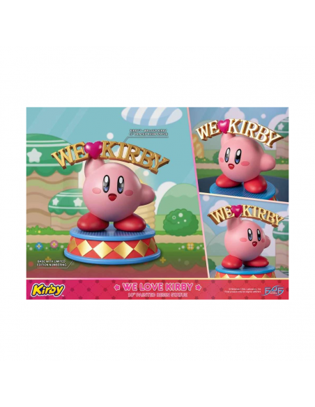 -19182-Figuras - Estatua Resina Kirby We Love Kirby Edición Estándar First 4 Figures 25cm-5060316628683