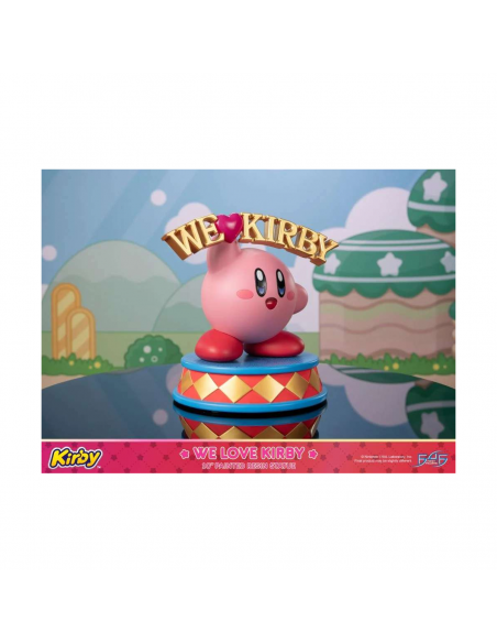 -19182-Figuras - Estatua Resina Kirby We Love Kirby Edición Estándar First 4 Figures 25cm-5060316628683