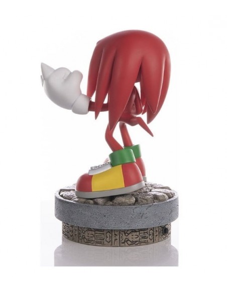 -19180-Figuras - Estatua Modern Knuckles Sonic The Hedgehog 1/8 Standard Ed, First 4 Figures 26cm-5060316628522