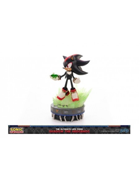 -19179-Figuras - Estatua Resina Super Shadow Sonic the Hedgehog The Ultimate Life Form First 4 Figures 20,5cm-5060316628720
