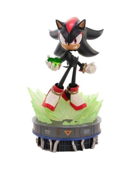 -19179-Figuras - Estatua Resina Super Shadow Sonic the Hedgehog The Ultimate Life Form First 4 Figures 20,5cm-5060316628720