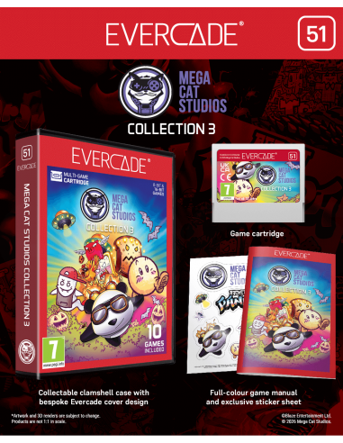 19321-Retro - Cartucho Evercade Mega Cat Studios Collection 3-5060990242175