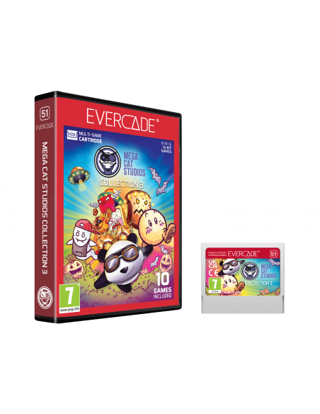 -19321-Retro - Cartucho Evercade Mega Cat Studios Collection 3-5060990242175