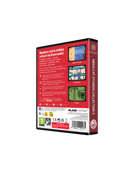 -19321-Retro - Cartucho Evercade Mega Cat Studios Collection 3-5060990242175