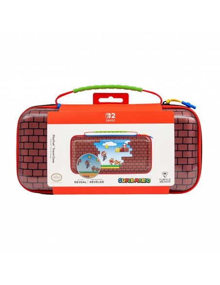 -18190-Switch 2 - Funda Playtrek Travel Case Mario Bricks-0840454402414