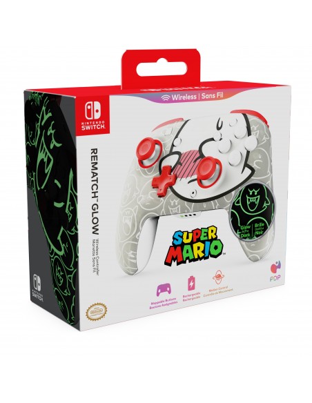 -15455-Switch - Rematch Wireless Controller Boo Hoo GLOW-0708056073800