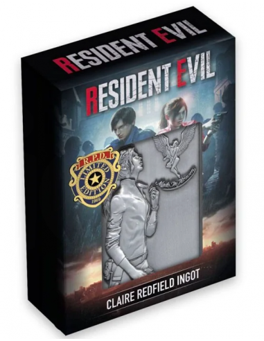 19625-Merchandising - Resident Evil 2 Lingote Claire Redfield Edición Limitada-5060662468223