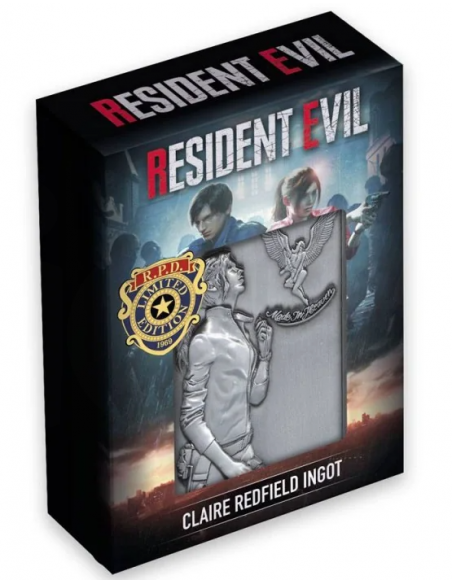 -19625-Merchandising - Resident Evil 2 Lingote Claire Redfield Edición Limitada-5060662468223