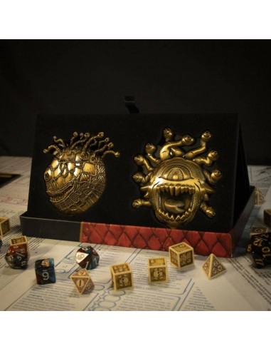 19598-Merchandising - Dungeons & Dragons 50th Anniversary Beholder Twin Medallion Set-5060948294102
