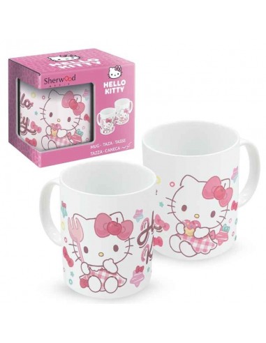 19727-Merchandising - Hello Kitty - Taza De 325 Ml Blanca-8412497989096