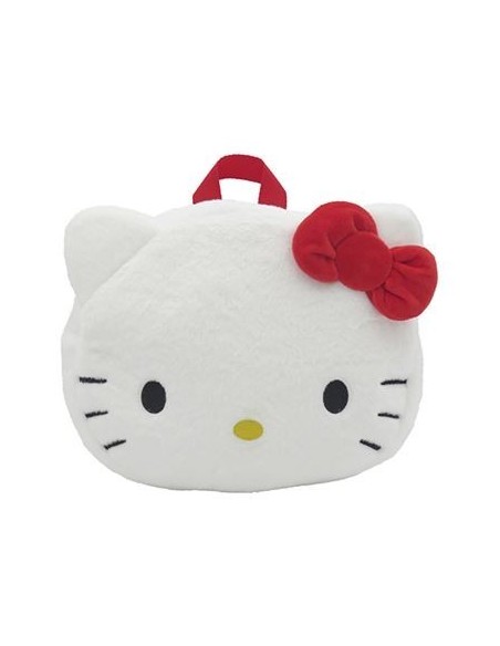 -19726-Peluches - Hello Kitty - Mochila Peluche Cara Hello Kitty-8426842112350