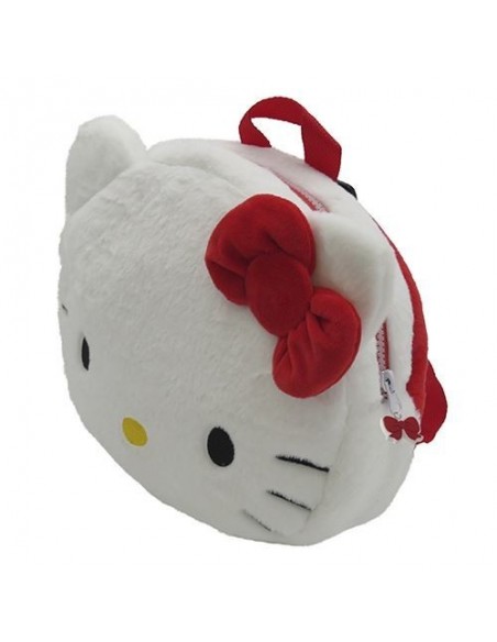 -19726-Peluches - Hello Kitty - Mochila Peluche Cara Hello Kitty-8426842112350