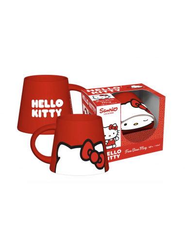 19709-Merchandising - Hello Kitty - Taza Cónica Con Base Ilustrada 350 Ml-5063457052416